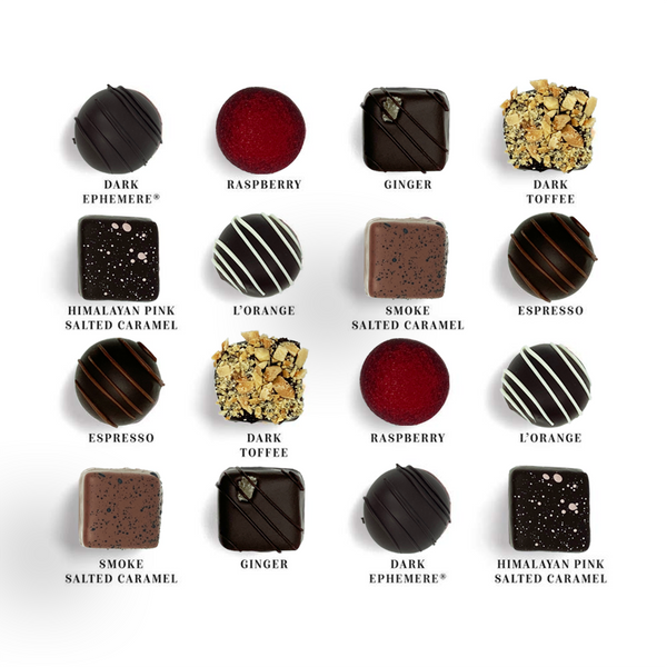 Collection de 16 Chocolats - Delirose